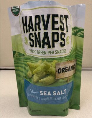 Organic Baked Green Pea Snacks