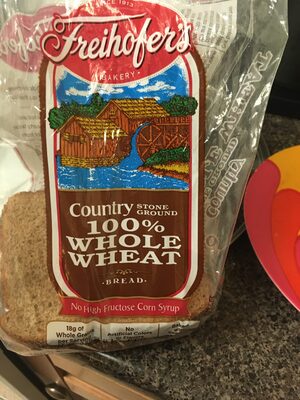 Country stone ground 100% whole wheat bread