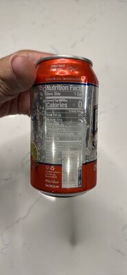 Seltzer Cranberry Lime