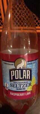 Raspberry Lime 100% Natural Seltzer