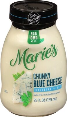 Chunky blue cheese dressing + dip