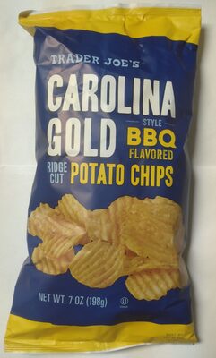 Carolina Gold Style BBQ Flavored Ridge Cut Potato Chips