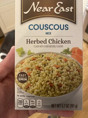 Near East Herbed Chicken Couscous Mix 5.7 Ounce Paper Box