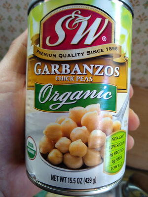 Premium organic garbanzo beans