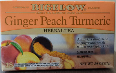 Ginger Peach Turmeric Herbal Tea