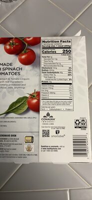 Creamy Spinach & Tomato Linguini