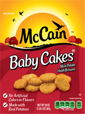 Baby cakes mini potato hash browns