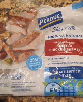 Carved chiken breast