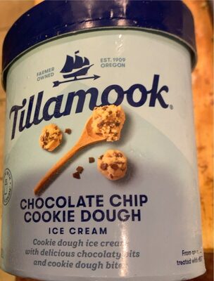 Chocolate chip cookie dough ice cream