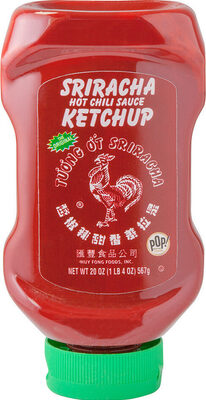 Sriracha hot chili sauce ketchup