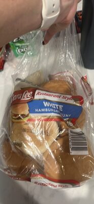 White Hamburger Buns