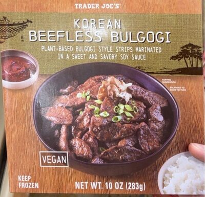 Korean beefless bulgogi