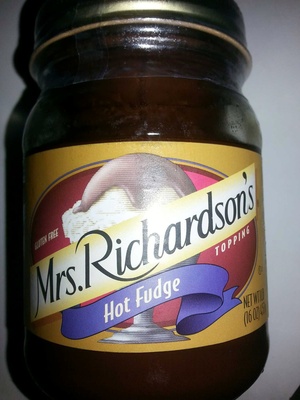 Mrs. richardson's, hot fudge toppings