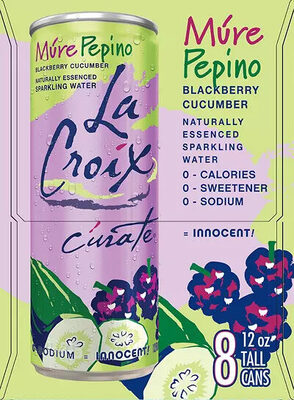 Naturally Essenced Mure Pepino 'Blackberry Cucumber' Sparkling Water