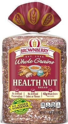 Whole grains health nut bread