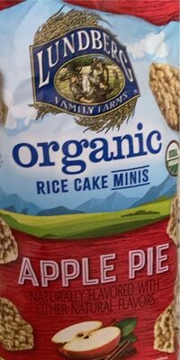 Organic Rice Cake, Minis, Apple Pie