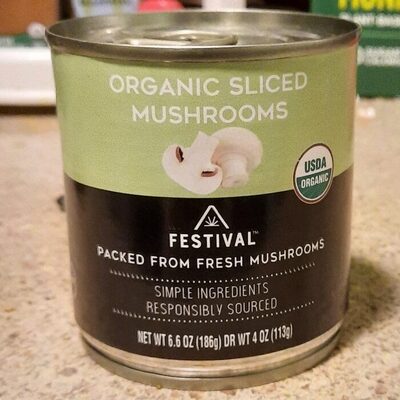 Organic Sliced mushrooms