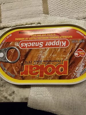 Kipper snacks smoked boneless herring fillets