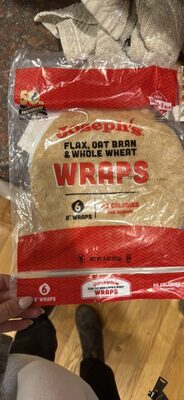 FLAX, OAT BRAN & WHOLE WHEAT WRAPS