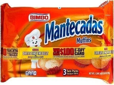 Mantecadas vanilla muffins