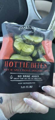 HOTTIE BITES HOT N' SPICY PICKLE SNACKING CUTS