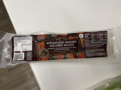 Uncured apple smoked bacon