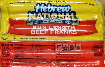 Bun Length Beef Franks