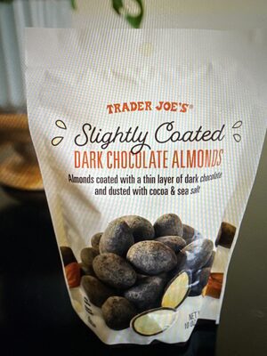Slightly Coated Dark Chocolate Almonds