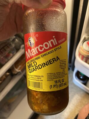 Marconi, the original chicago style giardiniera, mild