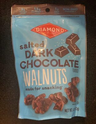Salted dark chcolate walnuts