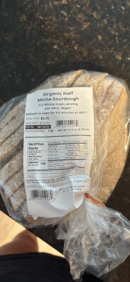 Organic Half Miche Sourdough