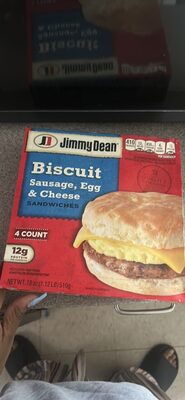 Biscuit Sausage, Egg & Cheese Sandwiches