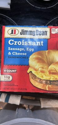 Croissant Sausage, Egg & Cheese Sandwiches