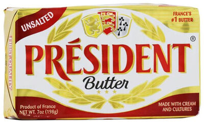 President, butter, unsalted