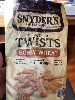 Braided Twists Honey Wheat Pretzels