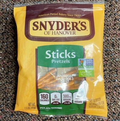 Sticks Pretzels