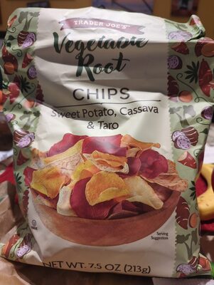 Vegetable root chips