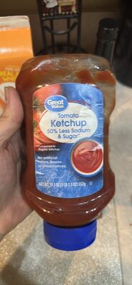 Tomato Ketchup 50% Less Sodium & Sugar