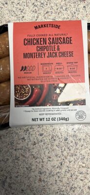 CHICKEN SAUSAGE CHIPOTLE & MONTEREY JACK CHEESE