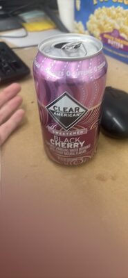 BLACK CHERRY FLAVORED SPARKLING WATER BEVERAGE