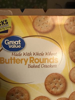 Great value, buttery crackers with whole wheat