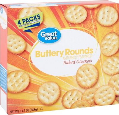 Baked Buttery Crackers, Naturally Flavored
