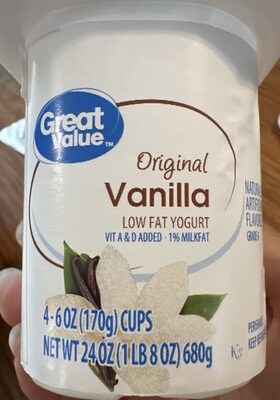 Original vanilla Low Fat Yogurt