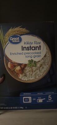 White Rice Instant Enriched precooked long grain