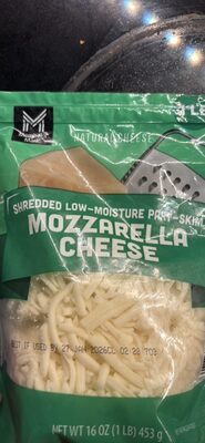 Shredded Low-Moisture Part-Skim Mozzarella Cheese