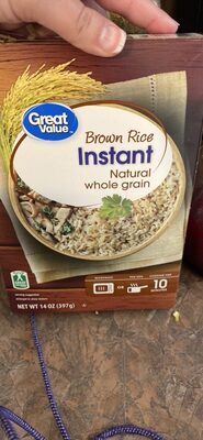 Brown Rice Instant Natural whole grain