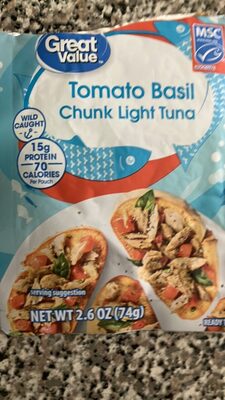 Tomato Basil Chunk Light Tuna