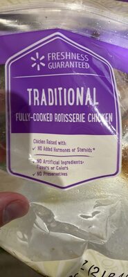 TRADITIONAL FULLY-COOKED ROTISSERIE CHICKEN