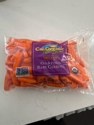 Organic Peeled Carrots