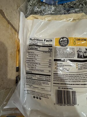 Low Carb Flour Tortilla